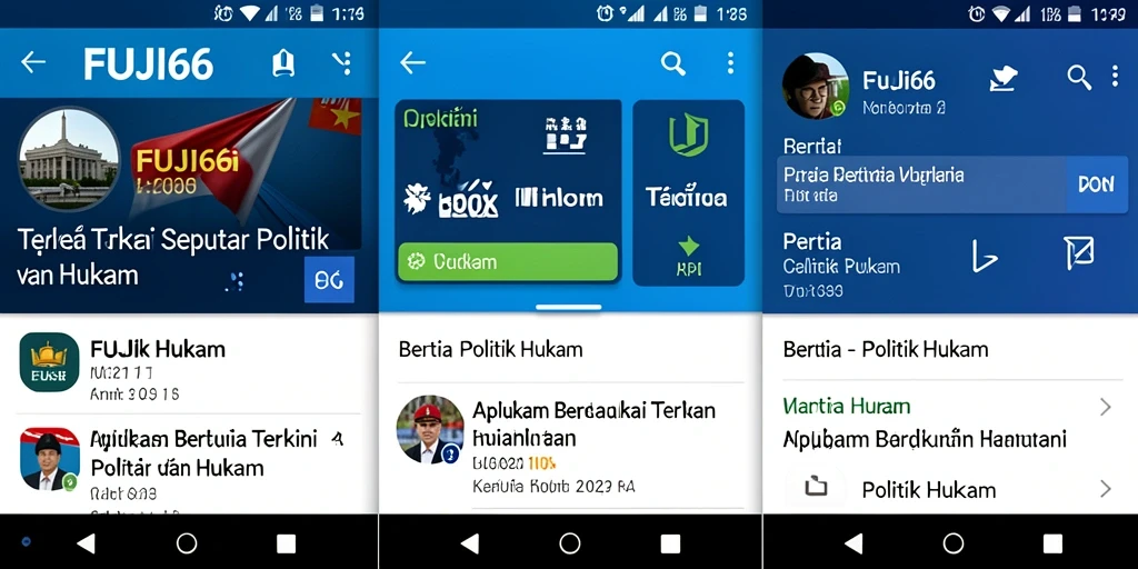Tampilan antarmuka FUJI66 yang informatif dan menarik