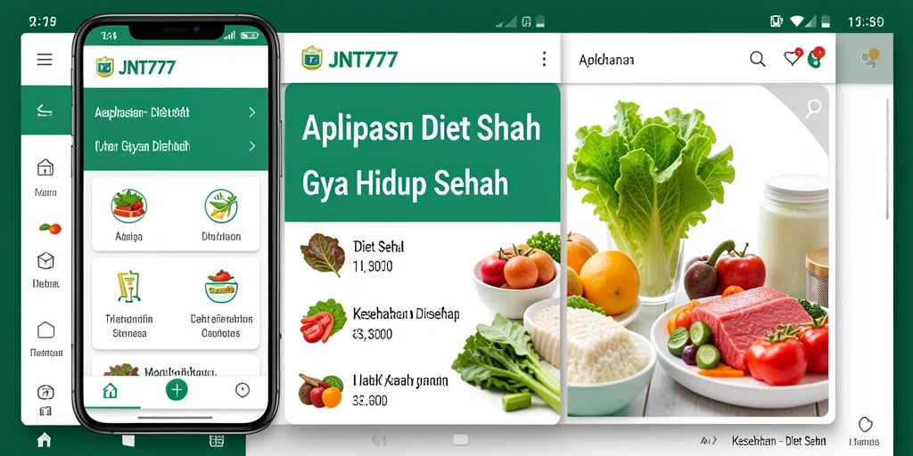 Antarmuka pengguna aplikasi JNT777 yang sederhana dan intuitif.