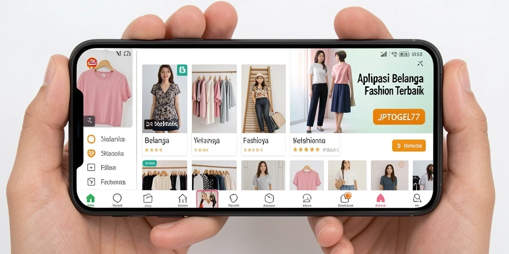 Tampilan utama JPTOGEL77 yang menampilkan berbagai produk fashion terkini.