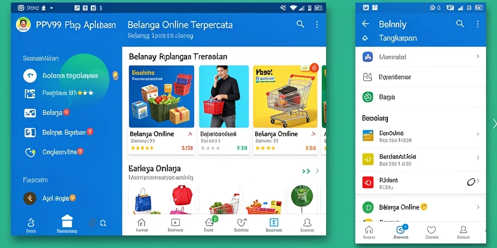 Antarmuka PPV99 yang ramah pengguna untuk belanja online.